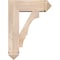 Ekena Millwork Balboa Arts and Crafts Smooth Bracket w/ Offset Brace, Douglas Fir, 7 1/2"W x 22"D x 30"H BKT0806X22X30BOA03SDF - alternate 2